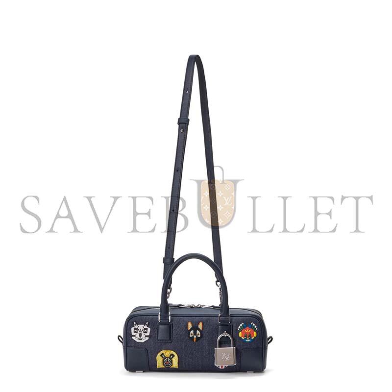 l0ew* cats amazona 23 cropped bag in embroidered De*1m a039n23x15-5100 (23*11*10cm)